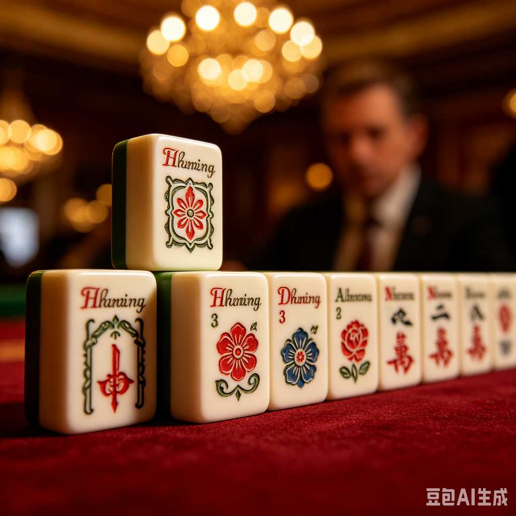 cute mini mahjong tiles set